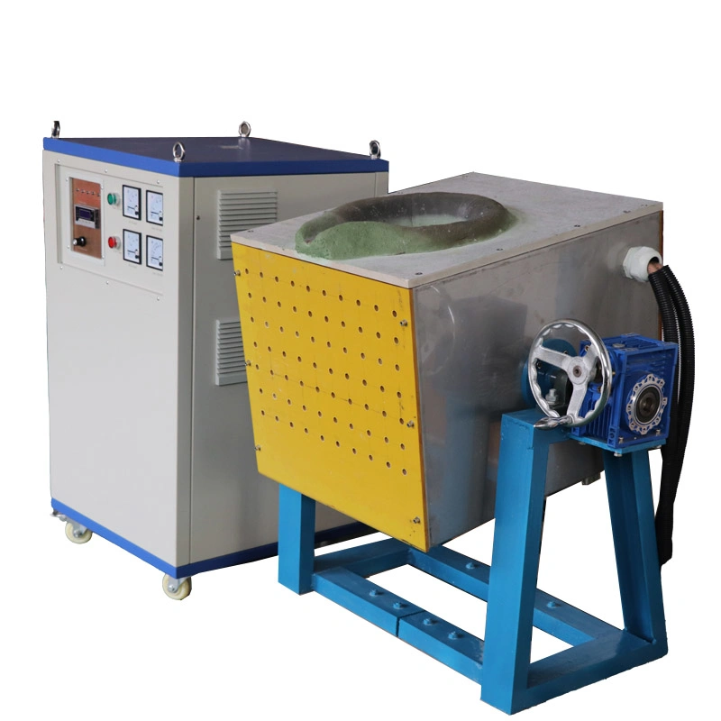 ধাতু / লোহার জন্য GSG সার্টিফিকেশন 80kw আবেশন গলিত চুল্লি 3