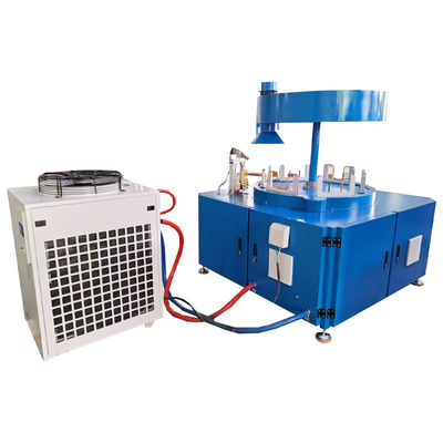 কাস্টমাইজড সম্পূর্ণ স্বয়ংক্রিয় টার্নটেবিল টাইপ ছয় স্টেশন আইজিবিটি ইন্ডাকশন ওয়েল্ডিং সরঞ্জাম সিস্টেম