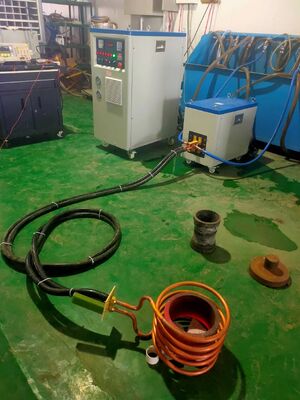 ভালো দাম Mf-120kw মাঝারি ফ্রিকোয়েন্সি ইন্ডাকশন হিটিং মেশিন 4m ফ্লেক্সিবল কানেকশন সহ অনলাইন