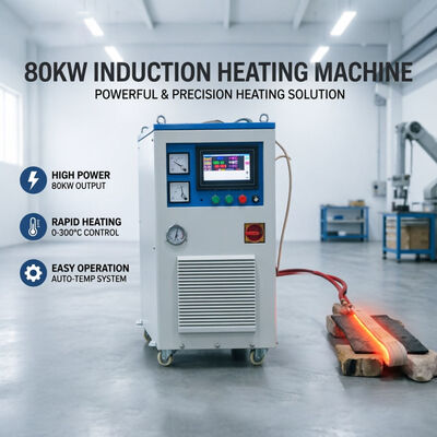 ভালো দাম 80KW Induction Heating Machine with Water Cooling System and 20KHZ-50KHZ Frequency for Bearing Gear Coupling Ring Parts অনলাইন